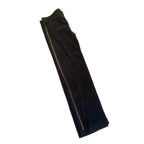 Vintage 90’s BCBG Maxazria VELVET Black Rhinestone Straight Leg Pants XL… - Picture 11 of 11